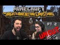Building a creepy tree house! (Minecraft: Nightmare Before Christmas pt.2 uncut)