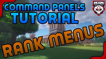 How To Make A Rank Menu Using Command Panels!