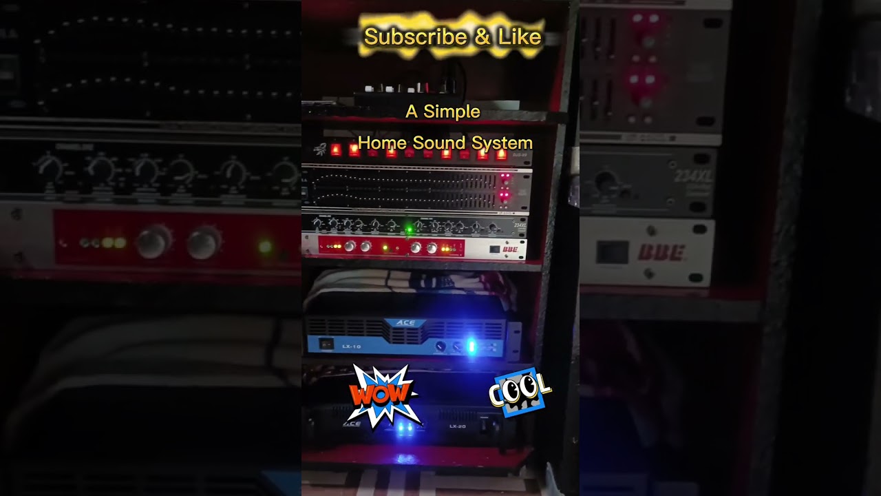 A Simple Home Sound System Build Up and Test