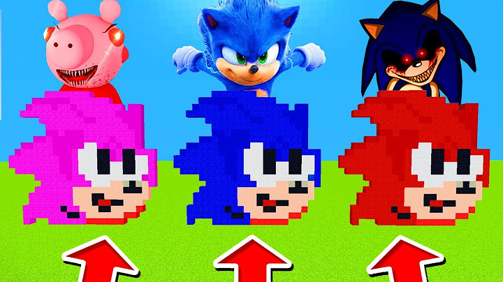 Minecraft PE : DO NOT CHOOSE THE WRONG SONIC! (Scary Sonic, Piggy & Sonic)