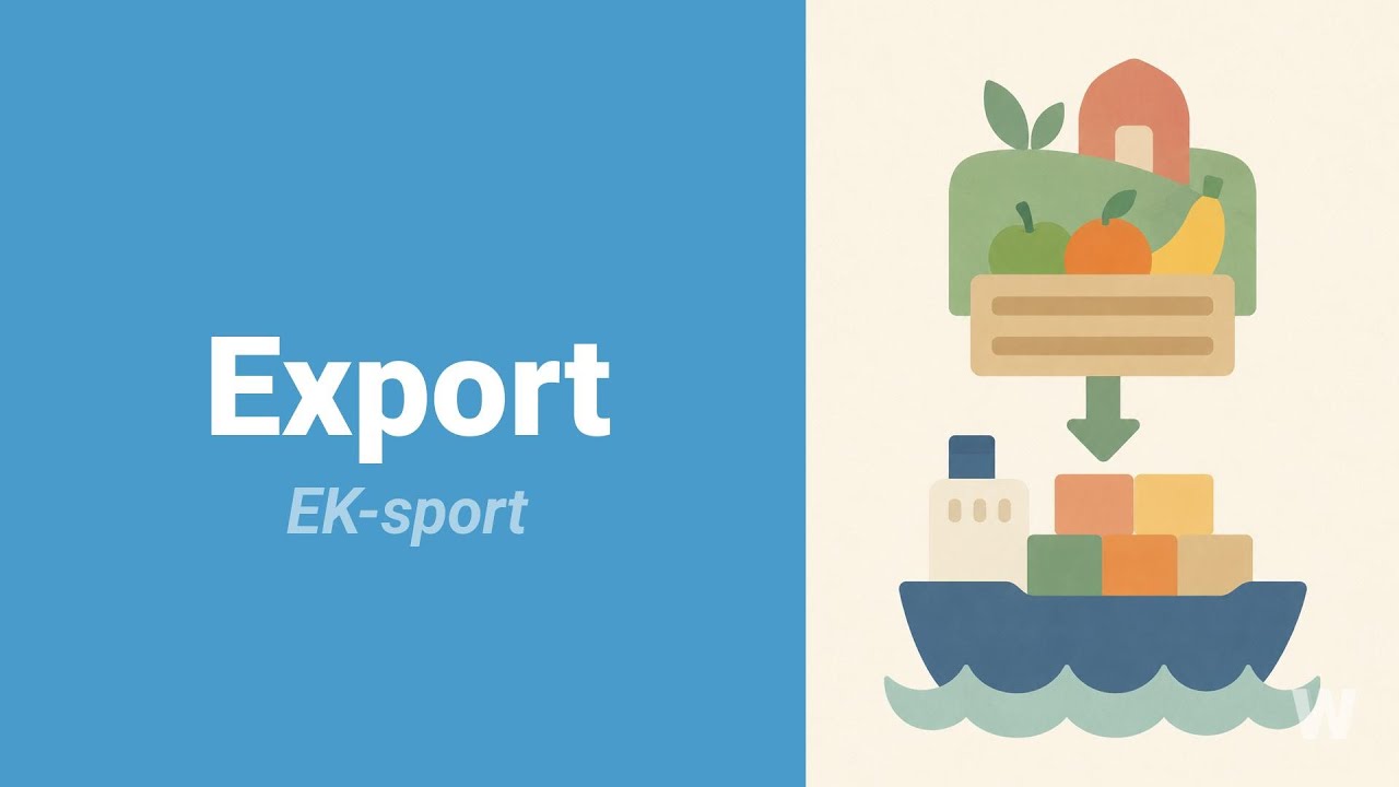 How to Pronounce Export? - YouTube