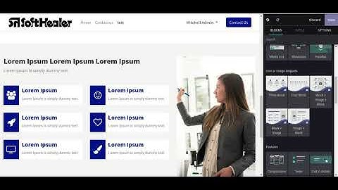 Icon Or Image Snippets Odoo, Icon Or Image Blocks Odoo