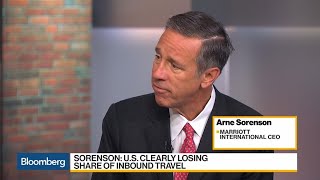 Marriott CEO Says U.S. Clearly Losing Share of Inbound Travel
