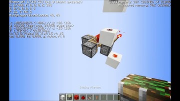 Minecraft Redstone: 1 Input - 3 Output System