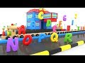 Learn Alphabet with Preschool Toy Train