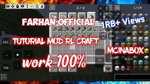 TUTORIAL MOD RL CRAFT || MCINABOX #part 1