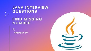 How to find a missing number in an Integer Array - Java interview question 1 - Shrihaan TV