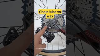 Chain Lube Vs Wax - This Is the Benefit | Subscribe for more #shorts