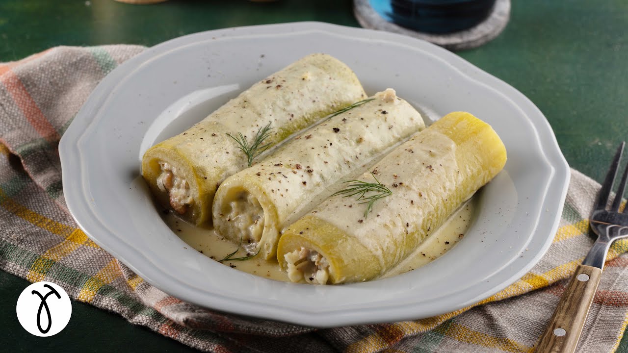 Μαμαδίστικα κολοκυθάκια γεμιστά αυγολέμονο #tsoulomageiremata | Giorgos Tsoulis