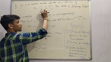 Csir Net Dec 2011 | linear algebra | by philomath
