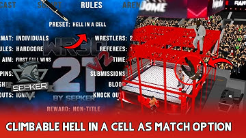 WR3D 21 BY SEPKER V2 | CLIMBABLE HELL IN A CELL AS MATCH OPTION