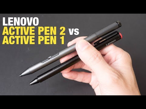 Video: Bagaimana cara memasangkan Lenovo Active Pen 2 saya?