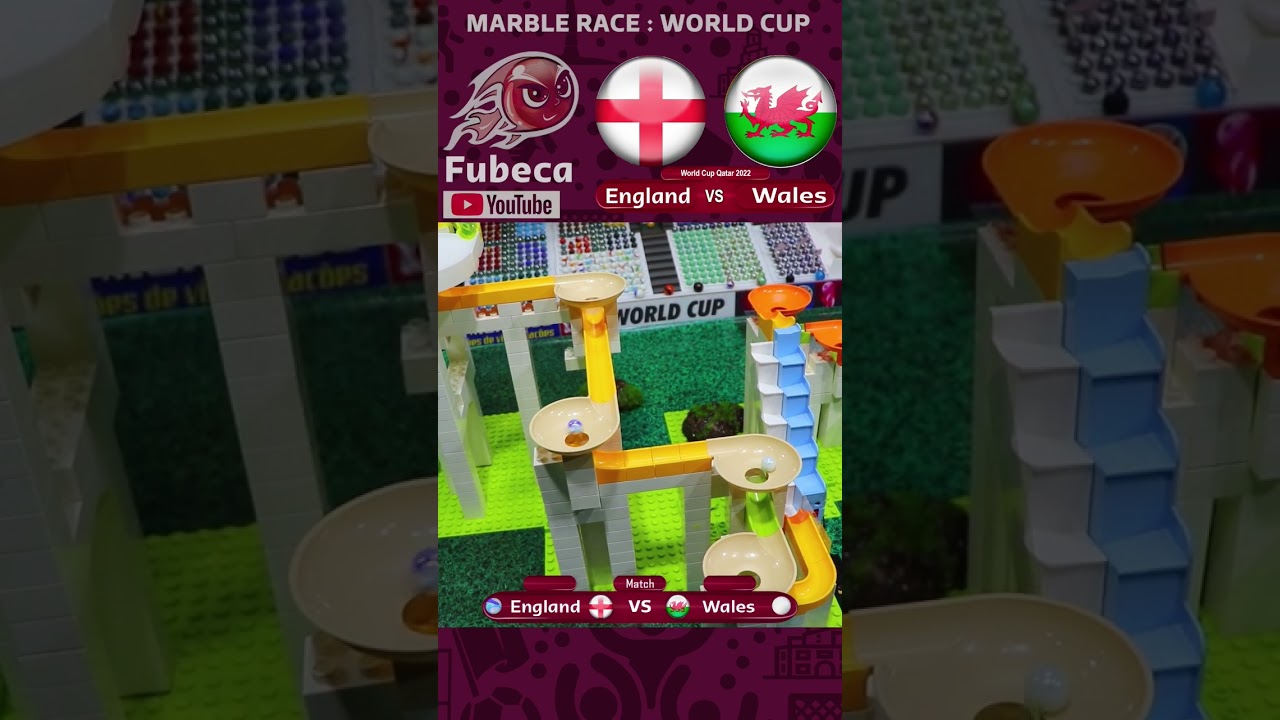 ENGLAND VS WALES - World Marble Championship!  Marble Race.