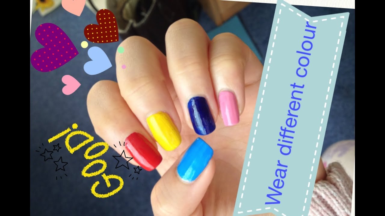 Make your own nailpolish / Substitute for nailpolish YouTube