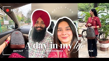 Fun Daily Vlog ft. Zouk Backpacks for Women | Must-Have! #Ad | Tanisha Madhok #collab #zouk #handbag