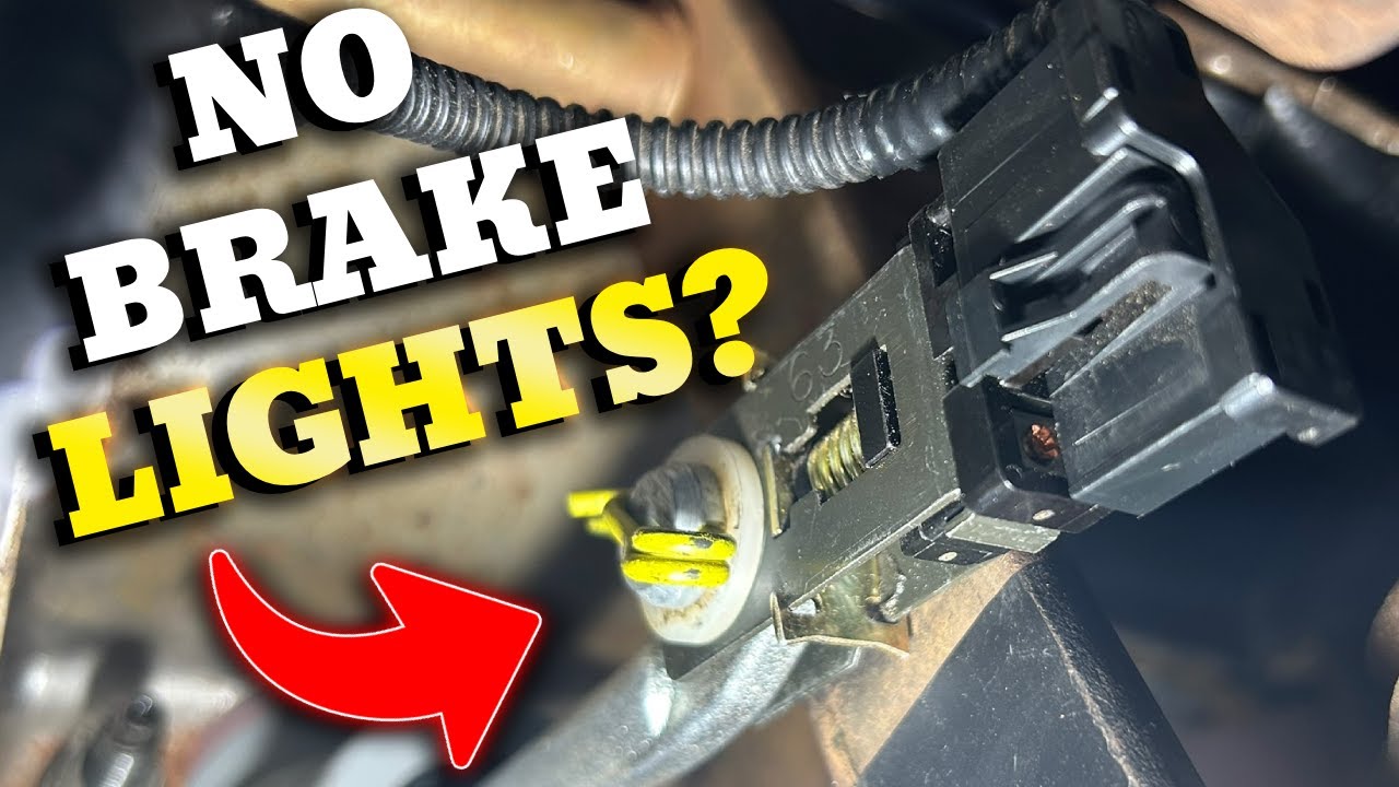 Ford F350 brake light switch plastic bushing failure disintegrated debris inside switch