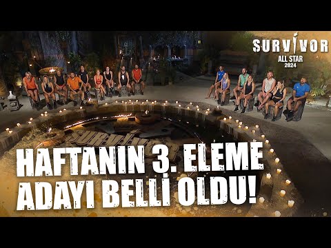 Haftanın Üçüncü Eleme Adayı Belirlendi | Survivor All Star 2024 91. Bölüm