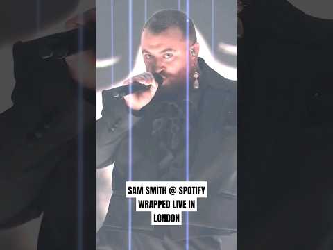 Sam Smith performs UNHOLY @ #SpotifyWrapped Live in London #livemusic #samsmith