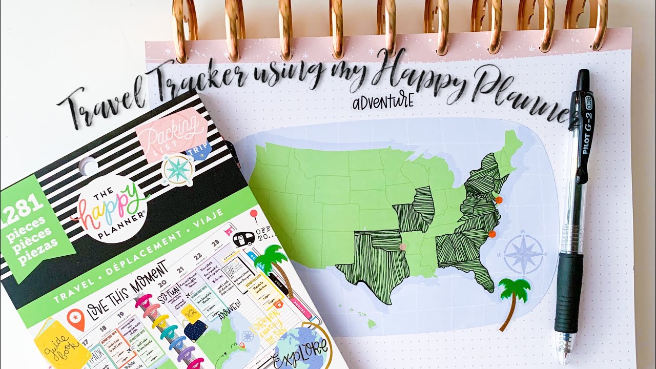 happy planner travel