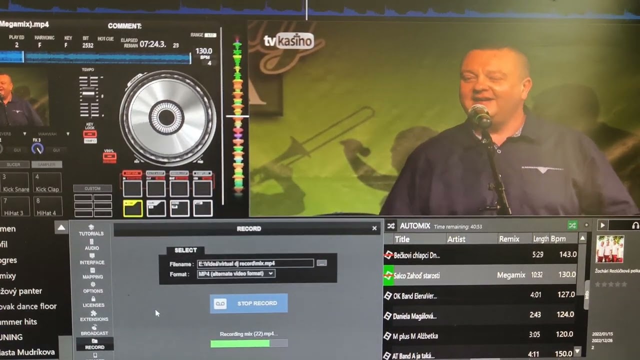 Mixovanie video mixu