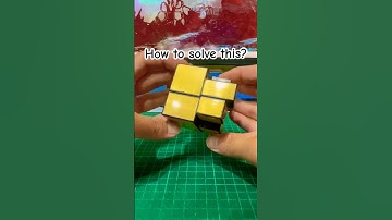 Two Pieces Unsolved on 2x2 Mirror Cube