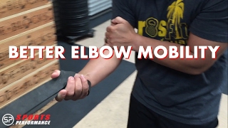 Elbow Distraction with Band | Sports Performance Physical Therapy | San Diego, CA