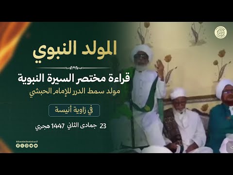 مباشر قراءة المولد سمط الدرر في زاوية أنيسة 22 جمادى الثاني 1447 هجري