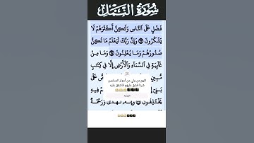 سورة النمل الآية 74 #قرآن #تلاوات #سورة