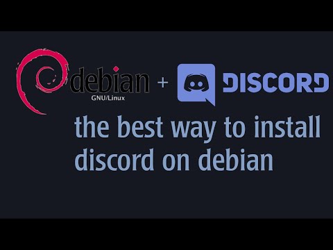 Simple Way to install Discord on Debian.