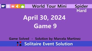 World Tour Mini Game #9 | April 30, 2024 Event | Spider Hard