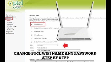 HOW TO CHANGE PTCL WIFI NAME AND PASSWORD SIMPLE STEP