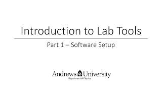 Physics Semester 1 Lab 0 Part 1 (Introduction to Lab Tools - Software Setup) screenshot 2