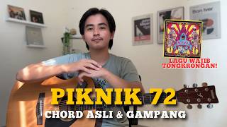 CHORD SIMPLE GAMPANG (Piknik 72 - Naif) (Tutorial Gitar) Versi Asli & Gampang!