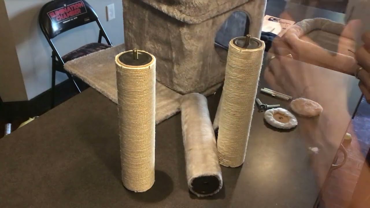 А эта маленькая кошачья ёлка хороша? | Распаковка и сборка