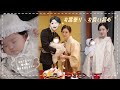 お宮参りとお食い初めの日👶🏻着物👘を着て家族でごはん🍚