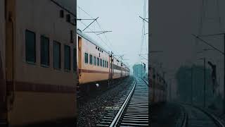 Train Journey in Rain