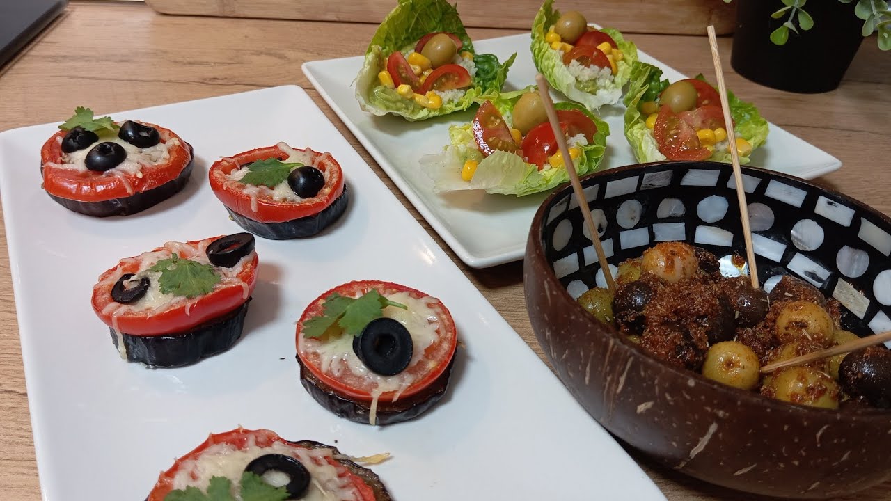 3 tapas végétariennes faciles en moins de 10 min pour épater vos invités/tapas vegetarianas fáciles