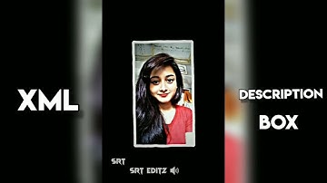 BEAUTIFUL X TANG TANG❣!! NEW XML PROJECT😋. !!ALIGHT MOTION 2023