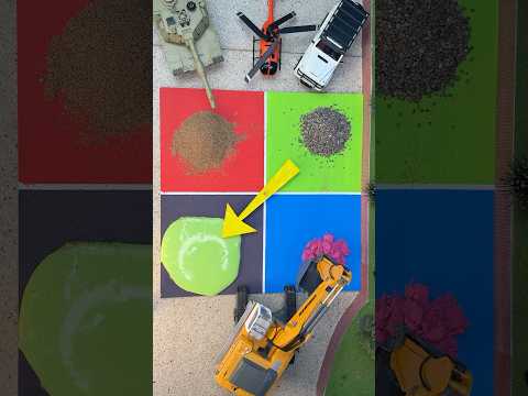 Remote control construction Cars challenge 🚜🚁🚗