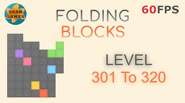 Folding Blocks: Level 301-320 iOS/Android Walkthrough
