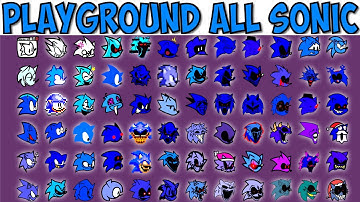FNF Character Test | Gameplay VS My Playground | ALL Sonic Test