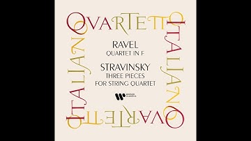 Stravinsky Three Pieces For String Quartet Quartetto Italiano [1960/2021]
