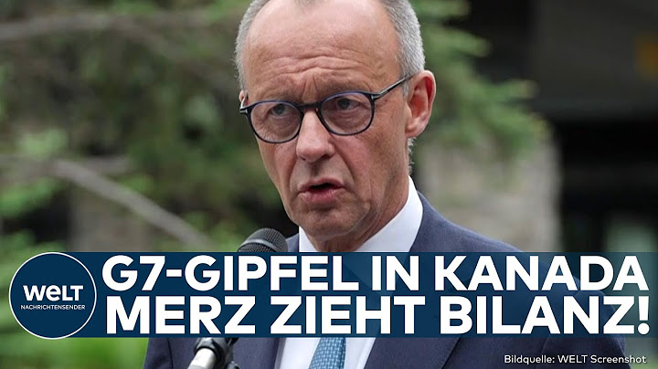 G7-GIPFEL: Friedrich Merz zieht Bilanz vom Treffen in Kanada! Bundeskanzler äußert sich zur Lage