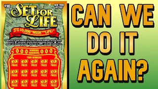 Trying to Snag Another Expensive Bonus Win! | Set for LIFE Saturday: 158 | New York Lottery Gameplay