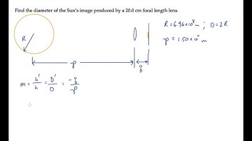 Optics: Thin Lenses. Level 1, Example 2