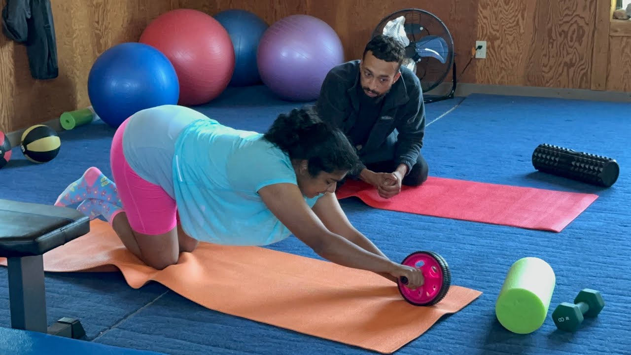Siri with her fitness coach Nestor. - YouTube