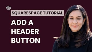 How to Add a Button to the Header in Squarespace | Beginner Squarespace Tutorial 2026