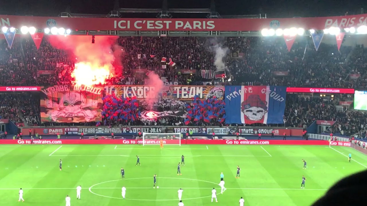 PSG vs Nice - Craquage collectif ultra Paris - YouTube