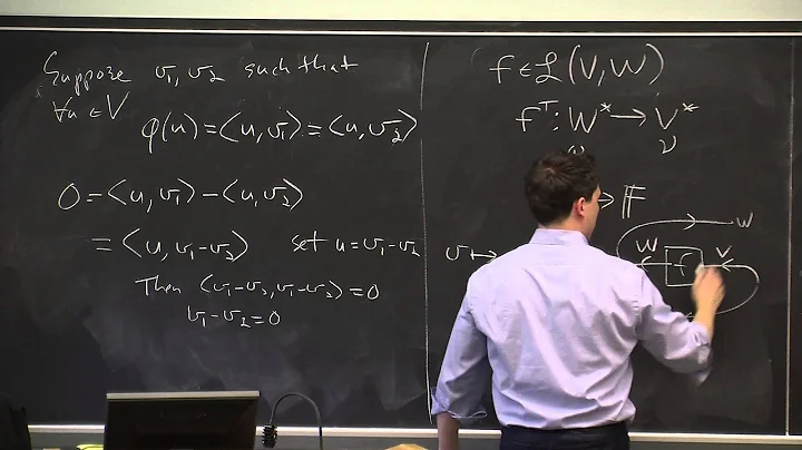 Linear functionals and adjoints part 1: Riesz repr...