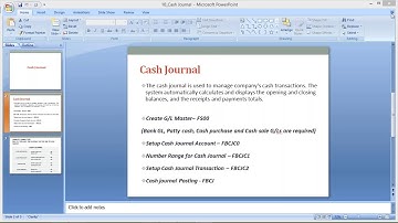 SAP FICO_Cash Journal (Call @ +91 7416797921 for more details)
